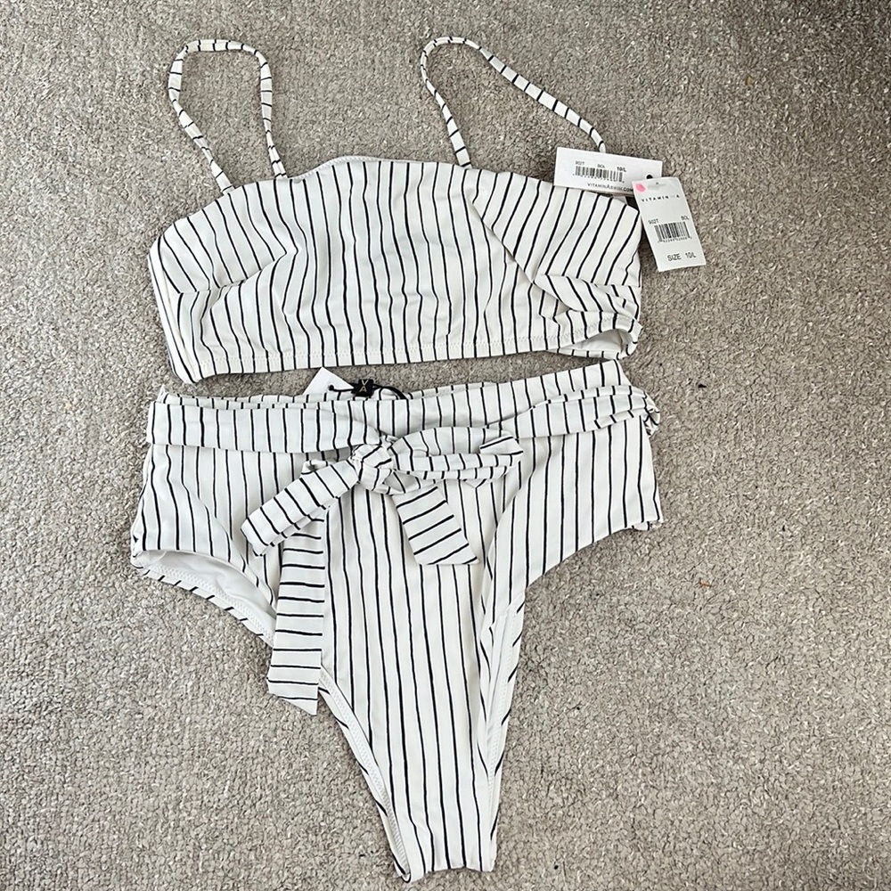 Vitamin A high waist bikini bottoms